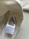 Polo Ralph Lauren White Half-Zip Hoodie with Gothic ‘P’ Chenille Patch(L)