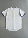 Majestic MLB Toronto Blue Jays White Button-Up Baseball Jersey Genuine Merchandise Size (L)