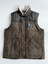 Big Train Osaka Sherpa Collar Puffer Vest – Olive Tokyo Style | (XL)