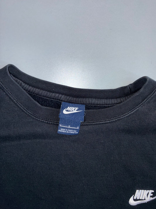 Nike | Black Logo Crewneck Sweatshirt | (L/XL)