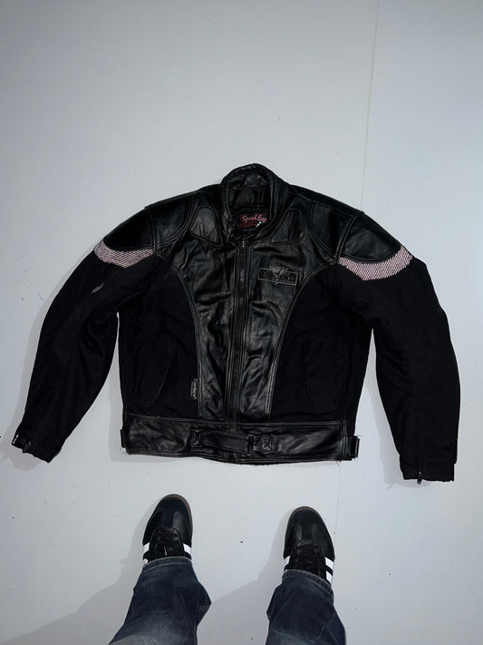zSuper Premium Original Leather (RARE RACING) Jacket (PADDED) (L)