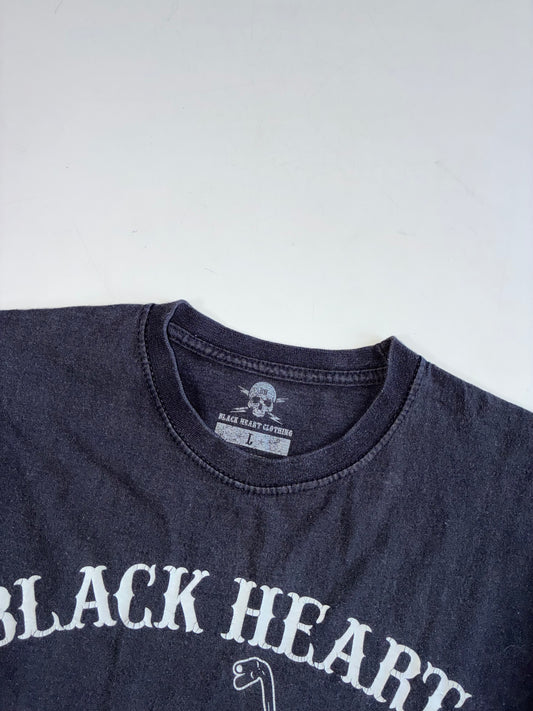 Black Heart “Motorcycle Gear” Biker Graphic Tee (L)
