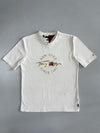 Tommy Hilfiger Vintage White “New York Since 1985” Signature T-Shirt embroidered(XL)