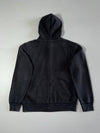 Polo Ralph Lauren Black Zip-Up Hoodie – Waffle Lined Hood | (L)