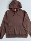 Y2K Nike The Athletic Dept. Brown Mini Swoosh Hoodie