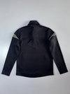 Puma Black Grey Panel 1/4 Zip Track Jacket (M)