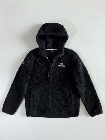 Eider Black Sherpa Fleece Hooded Jacket (M)