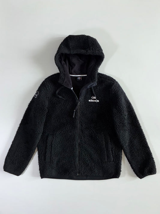 Eider Black Sherpa Fleece Hooded Jacket (M)