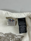 Vintage Harley-Davidson Cream Fleece Zip-Up Jacket Women’s (M)