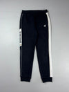 Le Coq Sportif Side Stripe Black Track Jogger Pants (W:30) (L:39)