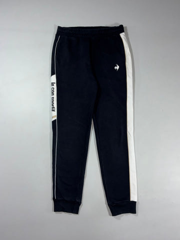 Le Coq Sportif Side Stripe Black Track Jogger Pants (W:30) (L:39)