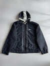 Nike Vintage Hooded Windbreaker Jacket Black (XL)