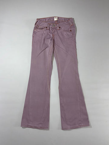 True Religion Lavender Low-Rise Flare Pants women’s (W:28) (L:40)