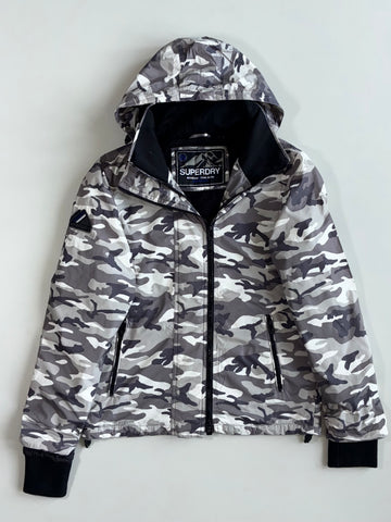 Superdry Mountain Trail Wear Camo Hooded Jacket (L)
