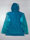 Vintage Millet Teal Blue Hooded Windbreaker Jacket (M)