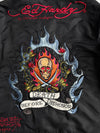 Vintage Ed Hardy by Christian Audigier “Death Before Dishonor” Embroidered Bomber Jacket (M)