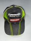 Vintage Kawasaki Racing Team Black Green Cap (Adjustable)
