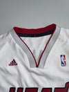 Adidas NBA | Miami Heat LeBron James #6 White Home Jersey | (S)