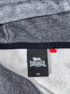 Lonsdale London Charcoal Asymmetric Zip Tech Hoodie (XL)