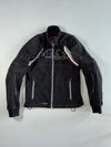 FLM Racing Technology Cordura Softshell Motorcycle Jacket – Black / Grey Padded (L)