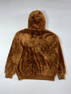NBA Knicks Sherpa Hoodie — Brown  (XL)