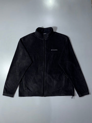 Columbia Fleece Full-Zip Jacket – Black, (XL/2XL)