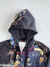 Worldwide Tribal Clique Skull Graphic Sublimation Zip Hoodie (M)