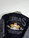 Vintage Adidas Sports International Wool & Leather Varsity Jacket – Black (M)