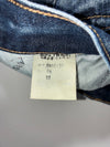 Big Train Oni Embroidered Distressed Jeans (W:32) (L:44)