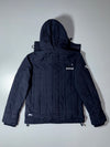 Superdry Original Windcheater Quilted Hooded Jacket – Navy,(M)