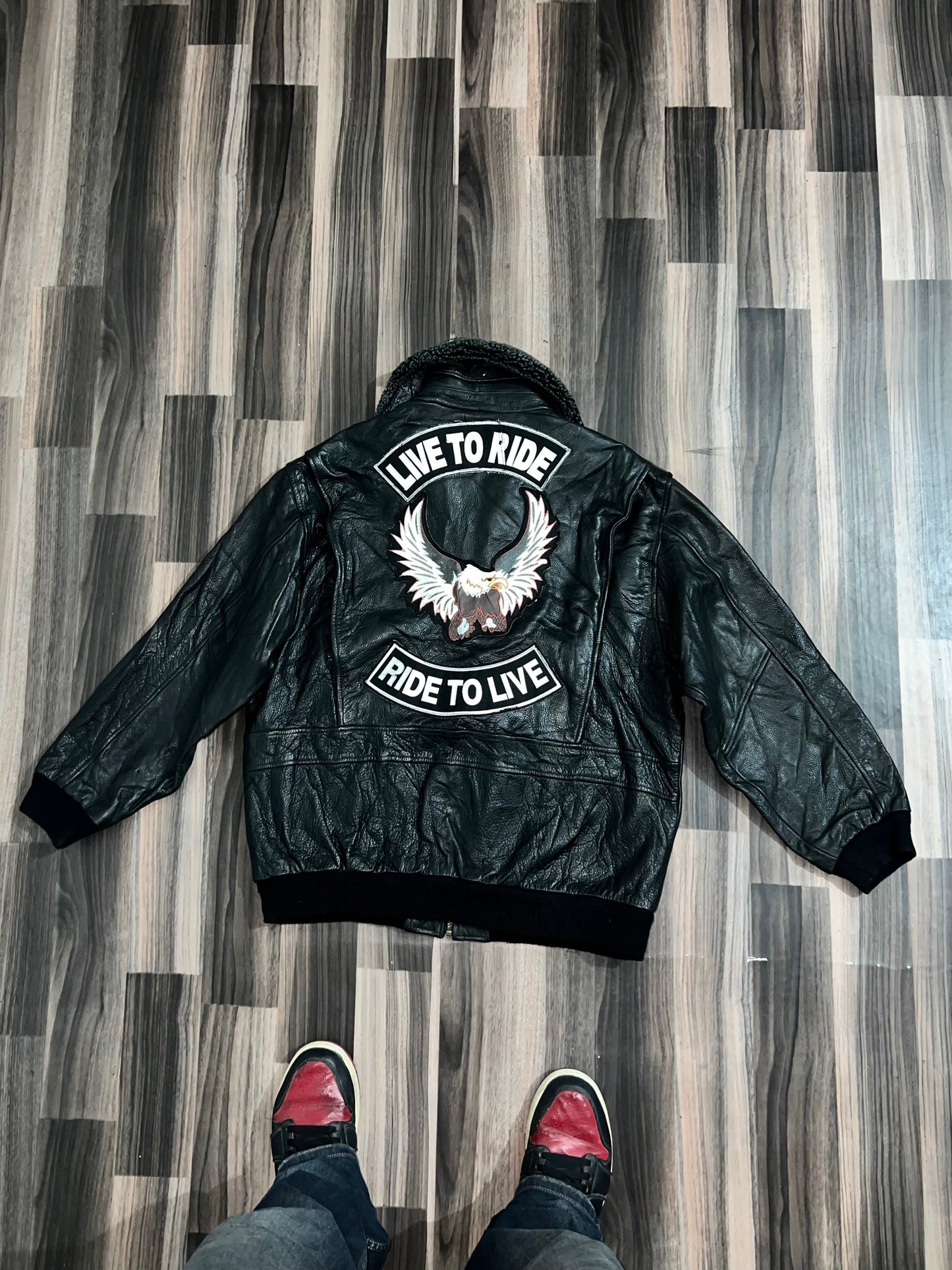 ZRARE Original Leather Jacket (XL/2XL) (ULTRA RARE)