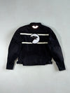 Bering Mesh Motorcycle Racing Jacket – Black/White (M)