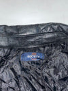 Society Team Black Leather Zip-Up Collared Jacket – Quilted Lining (XL)