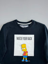 The Simpsons x StayReal Bart “Watch Your Back” Sweatshirt (S)