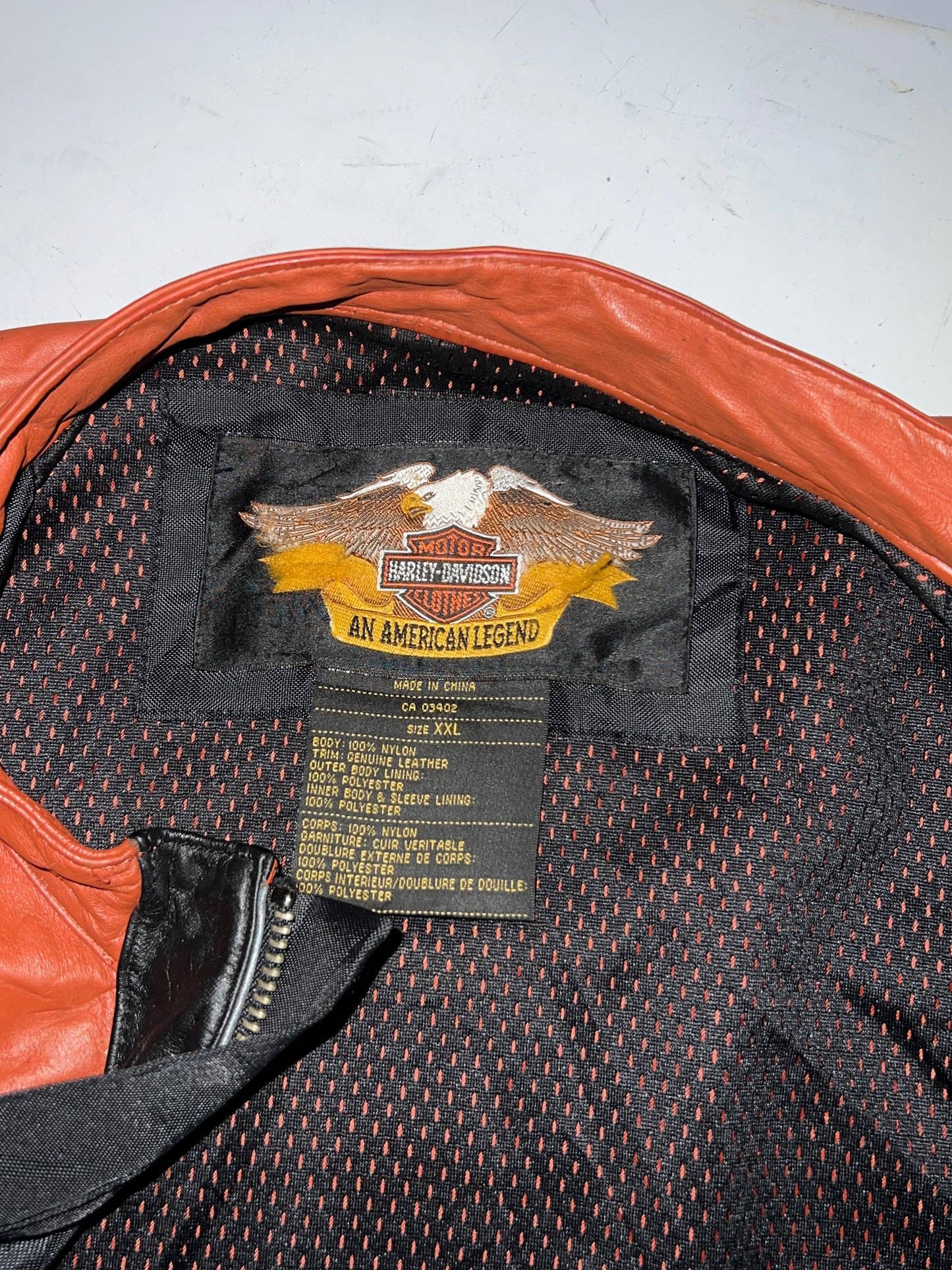 ZHARLEY DAVIDSON ORIGINAL LEATHER JACKET‼️ 2XL