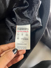 Superdry Black Hooded Puffer Bomber Jacket (M)
