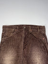 Y2K G-Star Raw Brown Corduroy 3D Twisted Pants (W:34) (L:43)