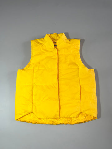 Adidas Yellow Padded Puffer Vest (XL)