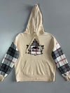 Roots Plaid Sleeve Hoodie (M)