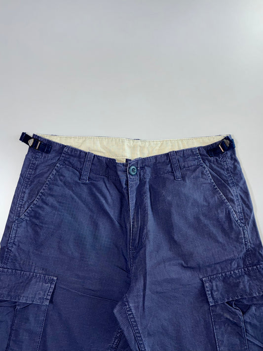 Carhartt WIP Navy Aviation Cargo Shorts (W:34 |L:20)