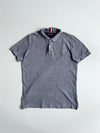 Tommy Hilfiger Cotton Linen Polo Shirt – Grey Melange (L)