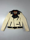 Vintage Harley-Davidson Two-Tone Leather Moto Jacket (S/M)
