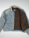 Vintage 90s Harley-Davidson “Biker Blues” Denim Trucker Jacket – Wool Lined, Patched (XL/2XL)