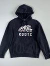 Roots Canada Black Graphic Hoodie (L)