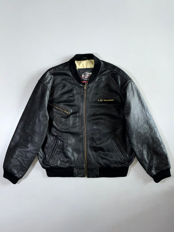 Dakota “1.FC Kaiserslautern” Leather Bomber Jacket (Xl/2Xl)