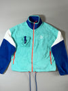 Puma | Mint Blue Colorblock Sherpa Fleece Jacket women's  | (M)