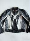 IXS Premium CE Kevlar Pure Leather Motorcycle Racing Jacket (Paded)(XL)