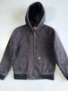 Vintage Dickies Hard Duck Canvas Jacket  Faded Charcoal Black  Quilted Lined Workwear Since 1922 (M)