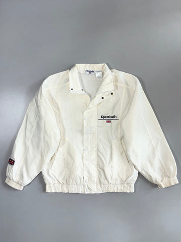 Vintage Reebok Vintage 90s Union Jack Snap-Button Windbreaker Jacket (M)