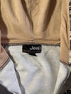 Vintage Y2K Jeep Autumn Leaf Camo Zip-Up Hoodie (L)